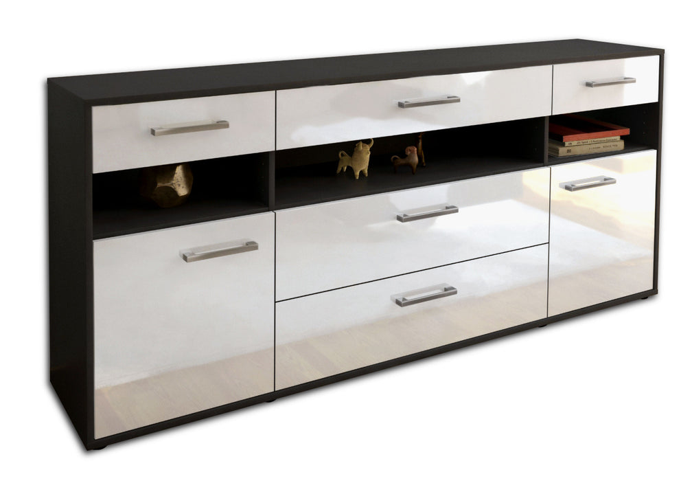 Sideboard Floria, Weiß Seite (180x79x35cm) - Dekati GmbH