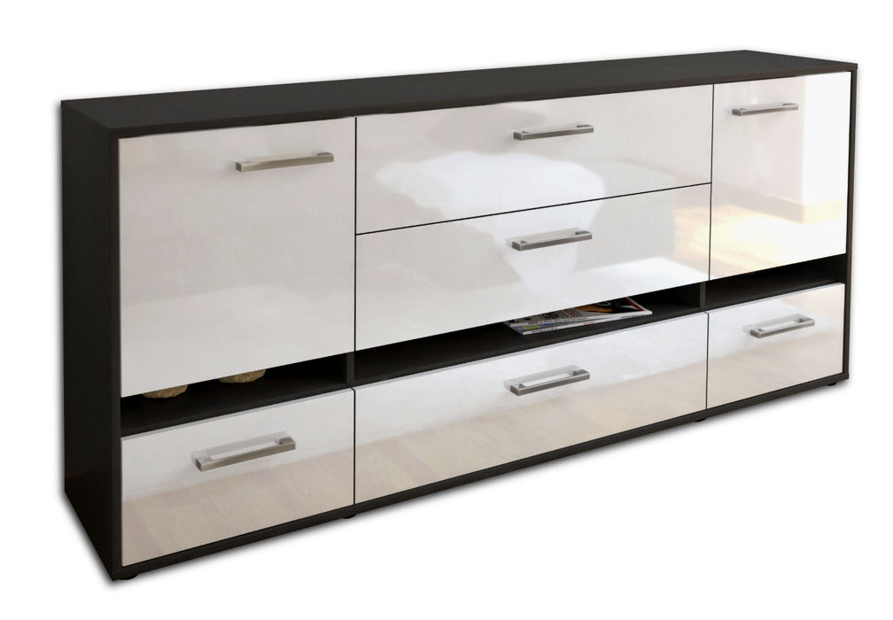 Sideboard Floriana, Weiß Seite (180x79x35cm) - Dekati GmbH