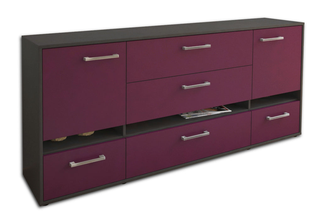 Sideboard Floriana, Lila Seite (180x79x35cm) - Dekati GmbH