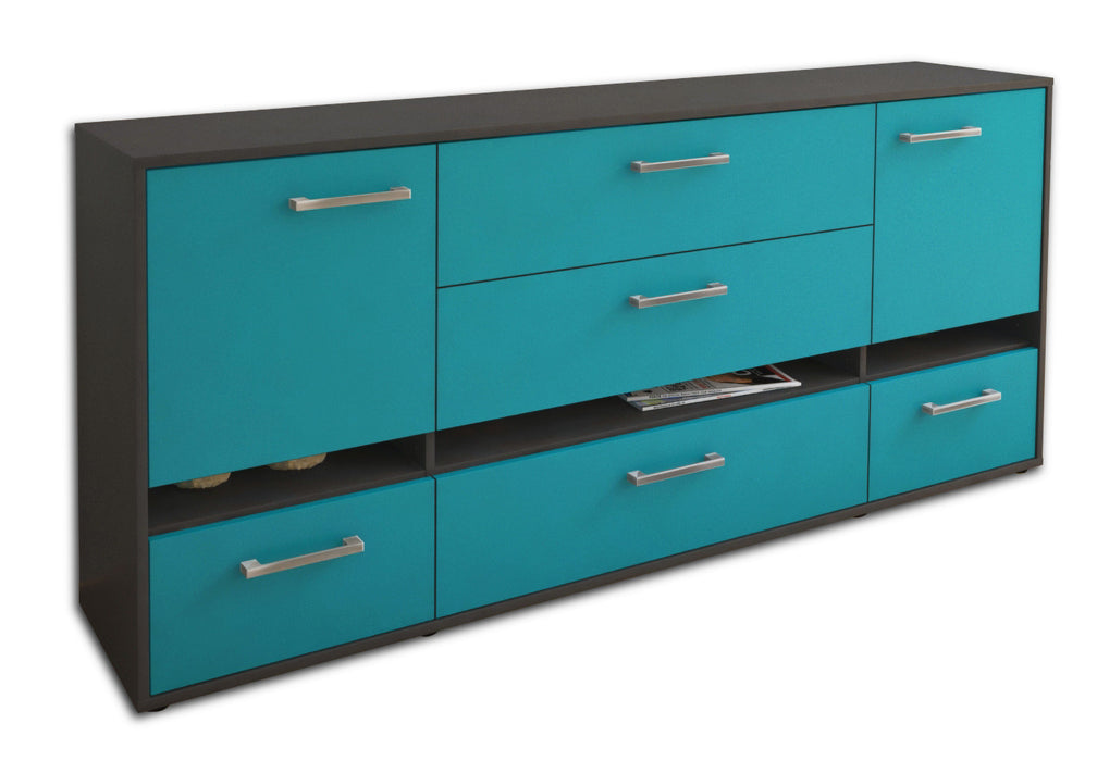 Sideboard Floriana, Tuerkis Seite (180x79x35cm) - Dekati GmbH