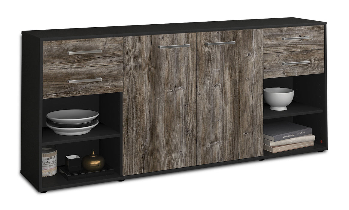 Sideboard Franka, Treibholz Seite (180x79x35cm) - Dekati GmbH