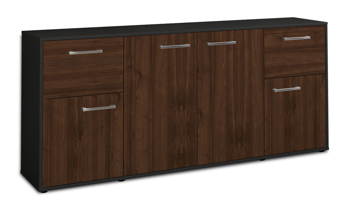 Sideboard Georgina, Walnuss Seite (180x79x35cm) - Dekati GmbH