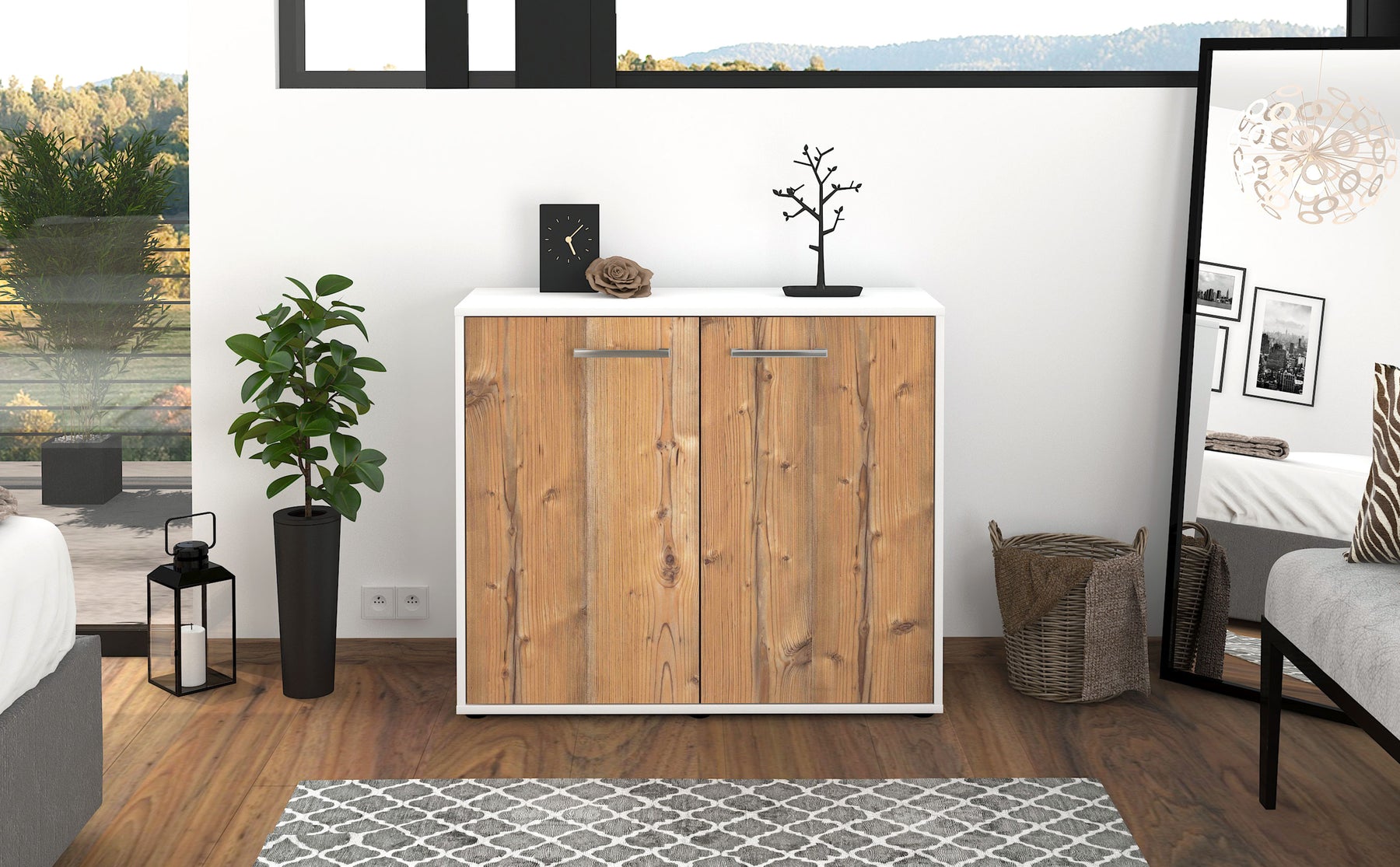 Sideboard Blanka, Pinie Studio (92x79x35cm) - Dekati GmbH