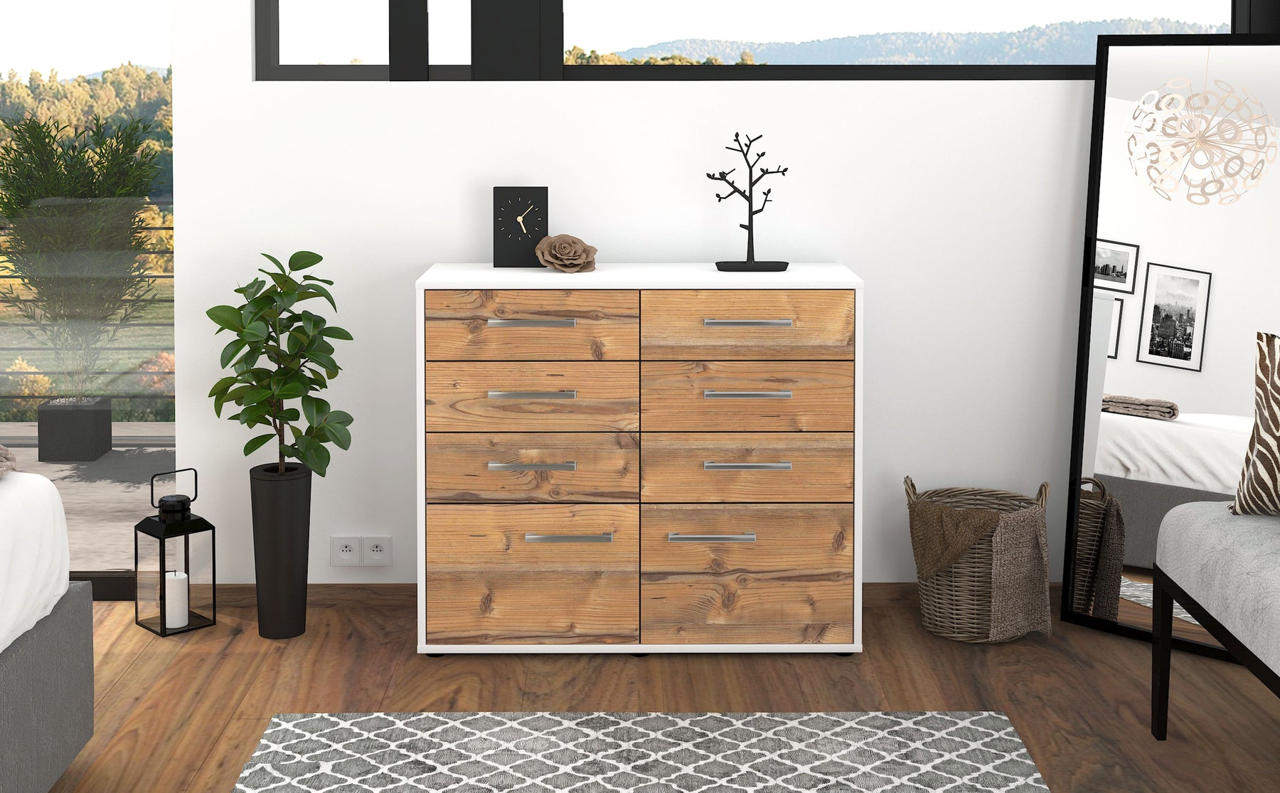 Sideboard Celeste, Pinie Studio (92x79x35cm) - Dekati GmbH