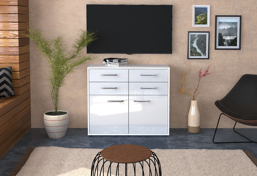 Sideboard Celia, Weiß Studio (92x79x35cm) - Dekati GmbH