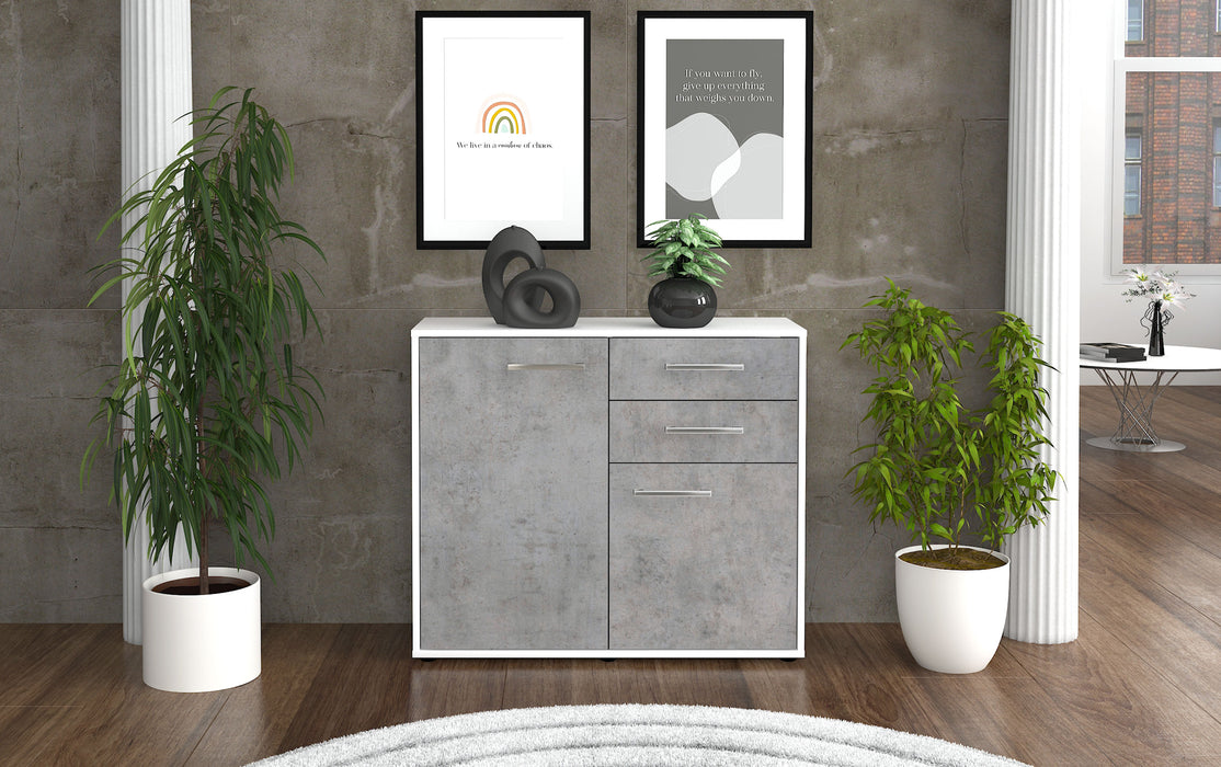 Sideboard Chantal, Beton Studio (92x79x35cm) - Dekati GmbH