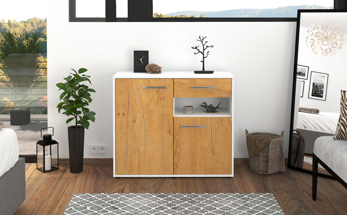 Sideboard Charlotta, Eiche Studio (92x79x35cm) - Dekati GmbH