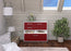 Sideboard Cornelia, Rot Studio (92x79x35cm) - Dekati GmbH