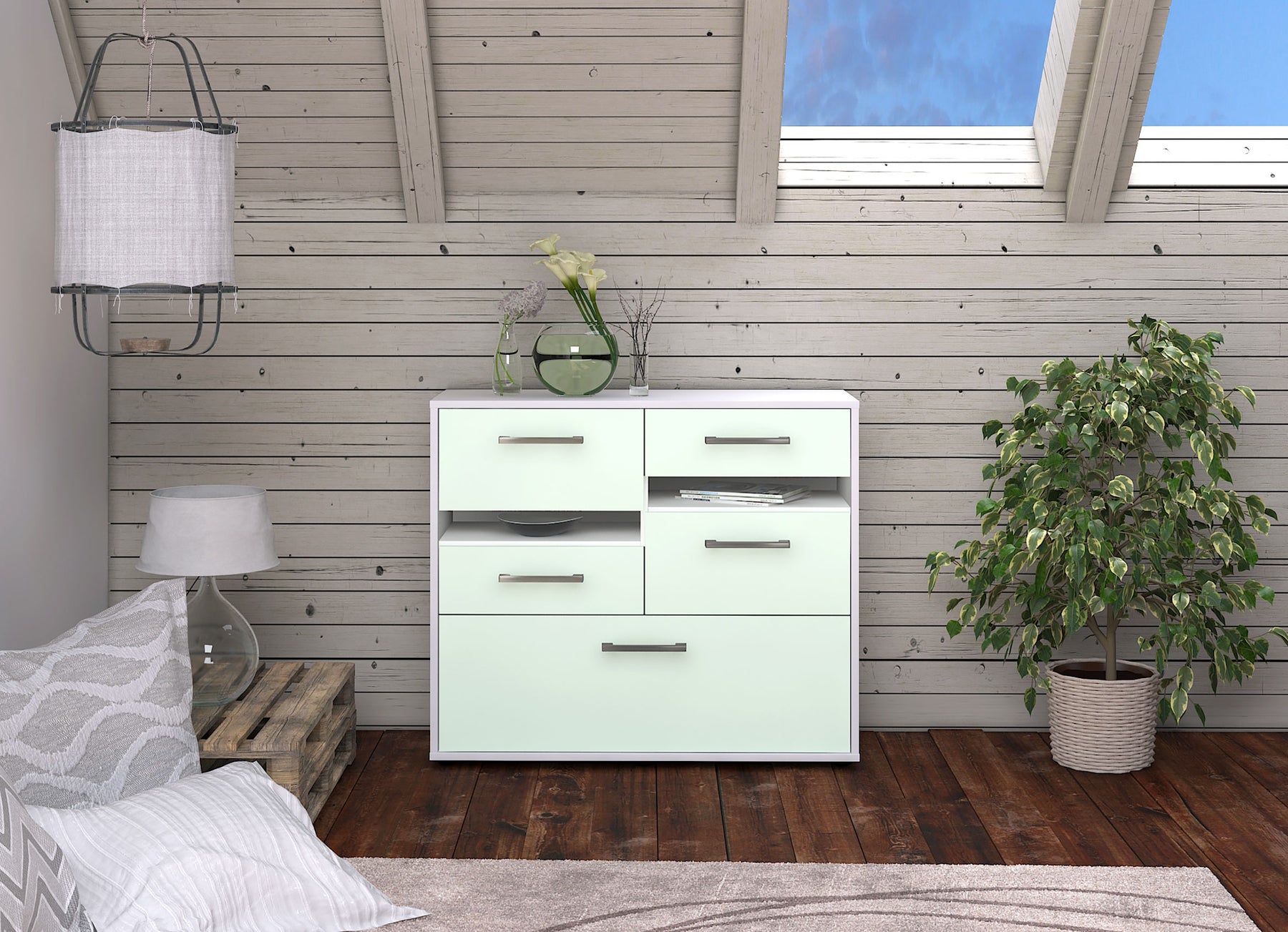 Sideboard Daria, Mint Studio (92x79x35cm) - Dekati GmbH