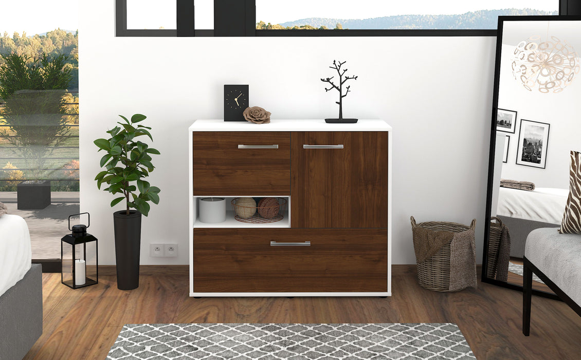 Sideboard Debora, Walnuss Studio (92x79x35cm) - Dekati GmbH