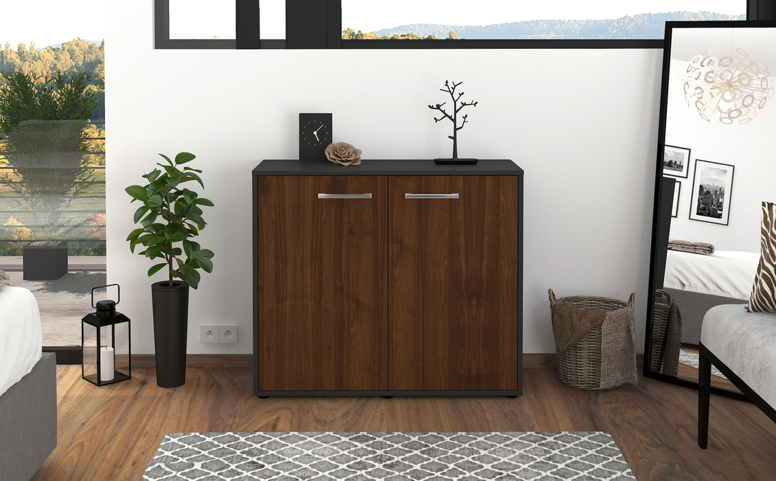 Sideboard Blanka, Walnuss Studio (92x79x35cm) - Dekati GmbH