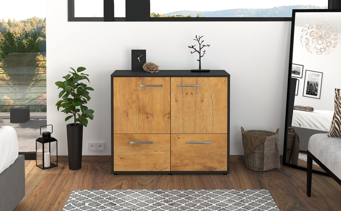 Sideboard Cara, Eiche Studio (92x79x35cm) - Dekati GmbH