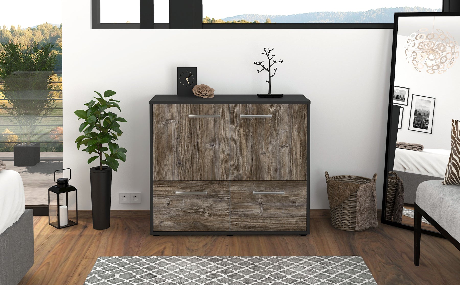 Sideboard Cara, Treibholz Studio (92x79x35cm) - Dekati GmbH