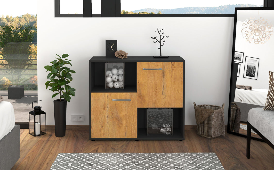 Sideboard Caralina, Eiche Studio (92x79x35cm) - Dekati GmbH