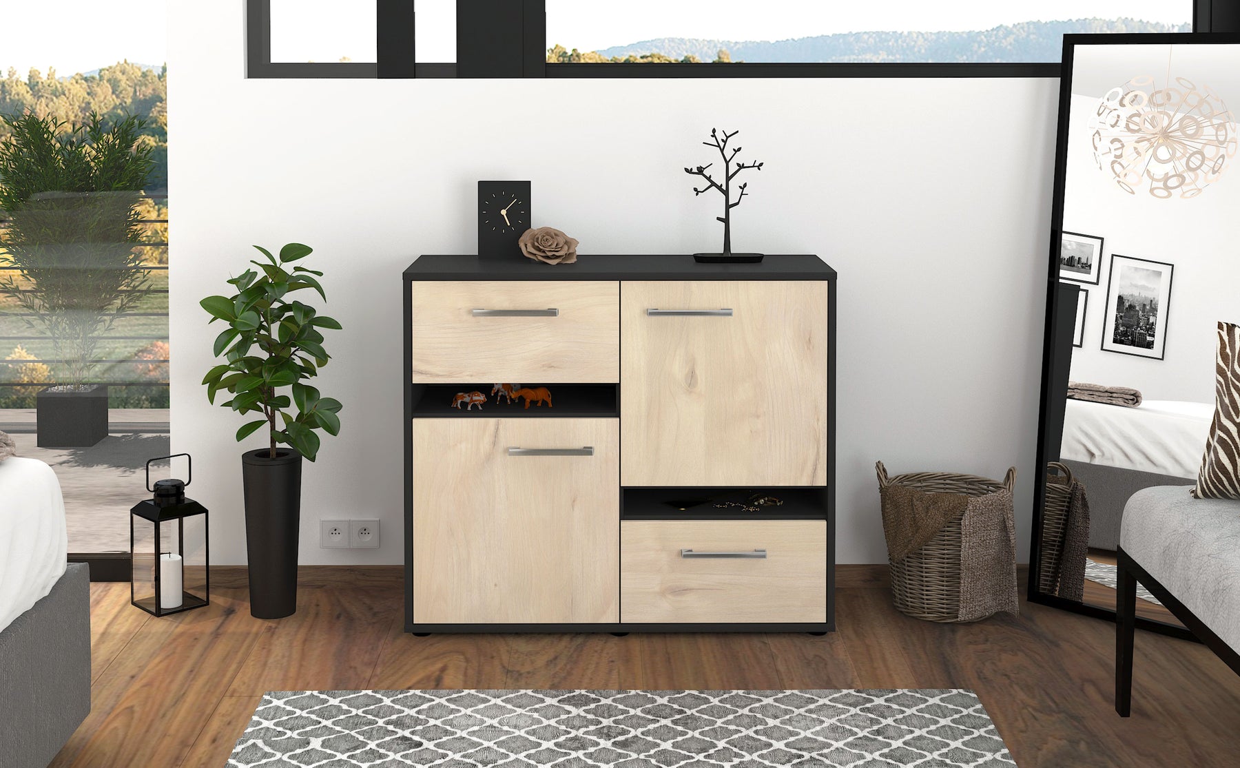 Sideboard Carlotta, Zeder Studio (92x79x35cm) - Dekati GmbH