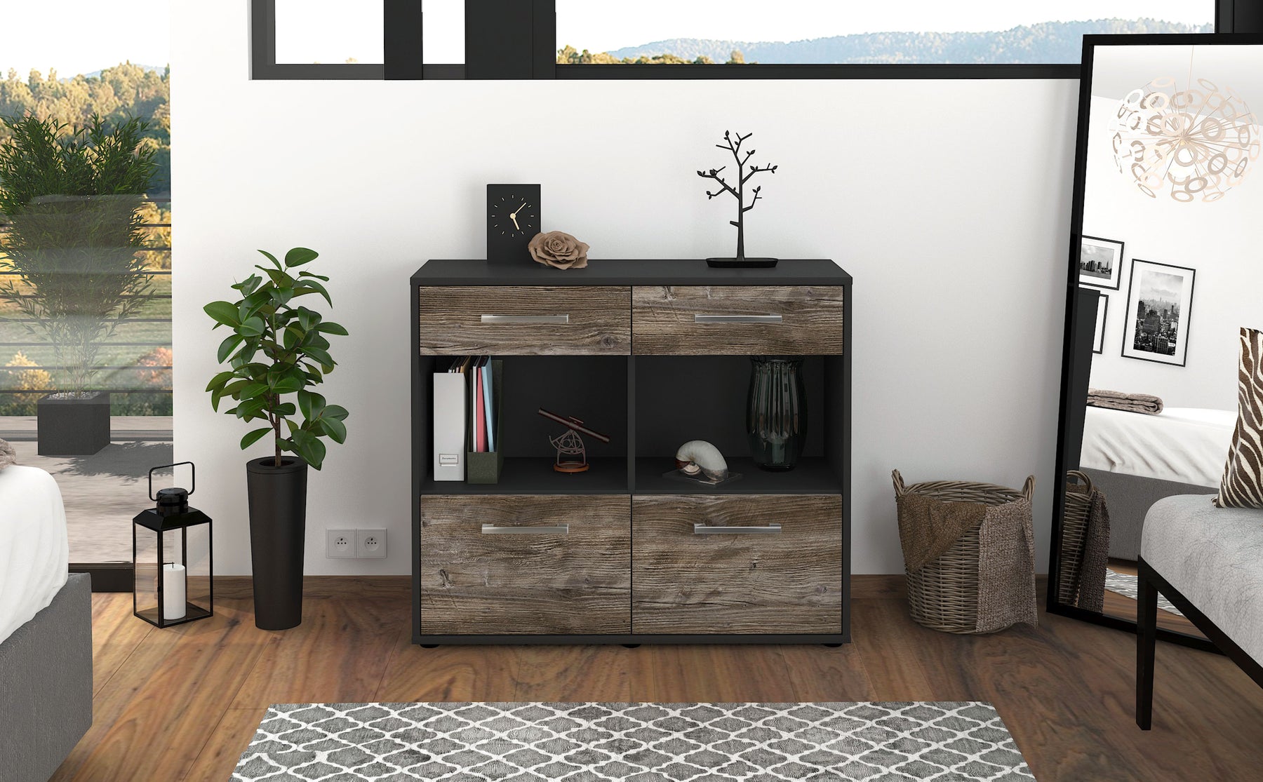 Sideboard Christina, Treibholz Studio (92x79x35cm) - Dekati GmbH