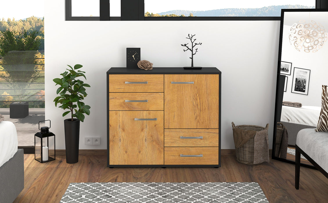 Sideboard Ciara, Eiche Studio (92x79x35cm) - Dekati GmbH