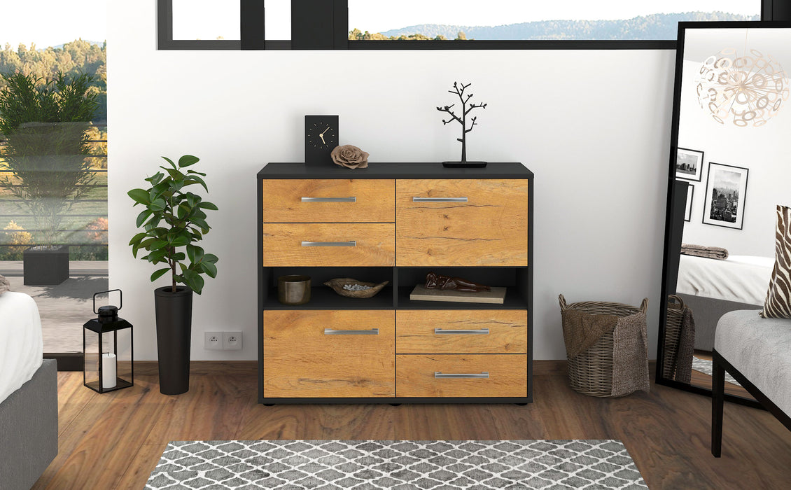 Sideboard Claudia, Eiche Studio (92x79x35cm) - Dekati GmbH