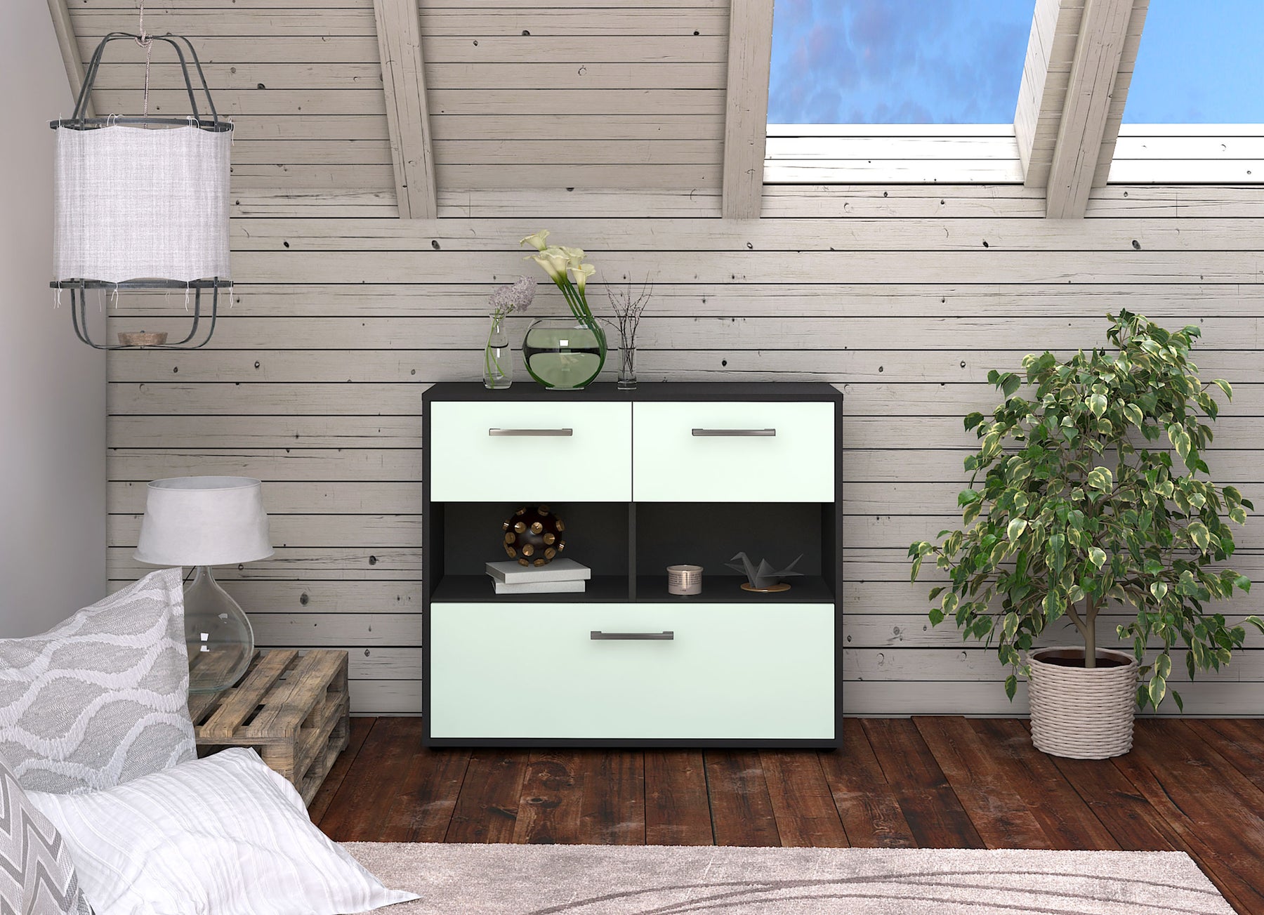 Sideboard Cosima, Mint Studio (92x79x35cm) - Dekati GmbH