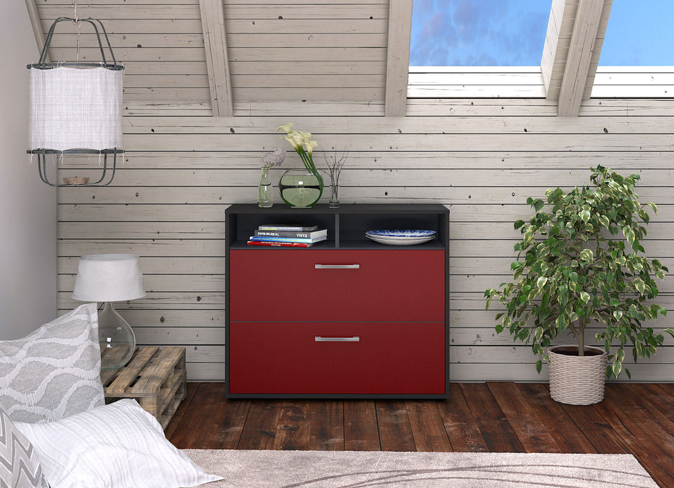 Sideboard Cosma, Rot Studio (92x79x35cm) - Dekati GmbH