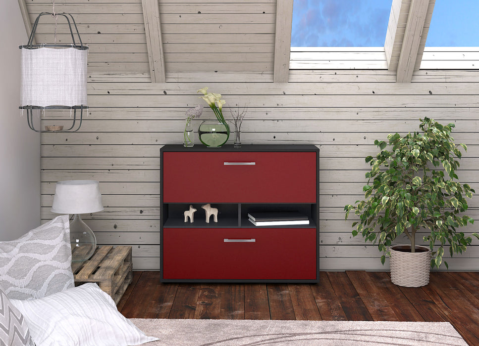 Sideboard Dalia, Rot Studio (92x79x35cm) - Dekati GmbH