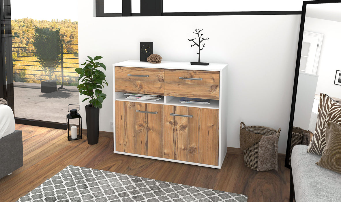 Sideboard Brunilde, Pinie Front (92x79x35cm) - Dekati GmbH