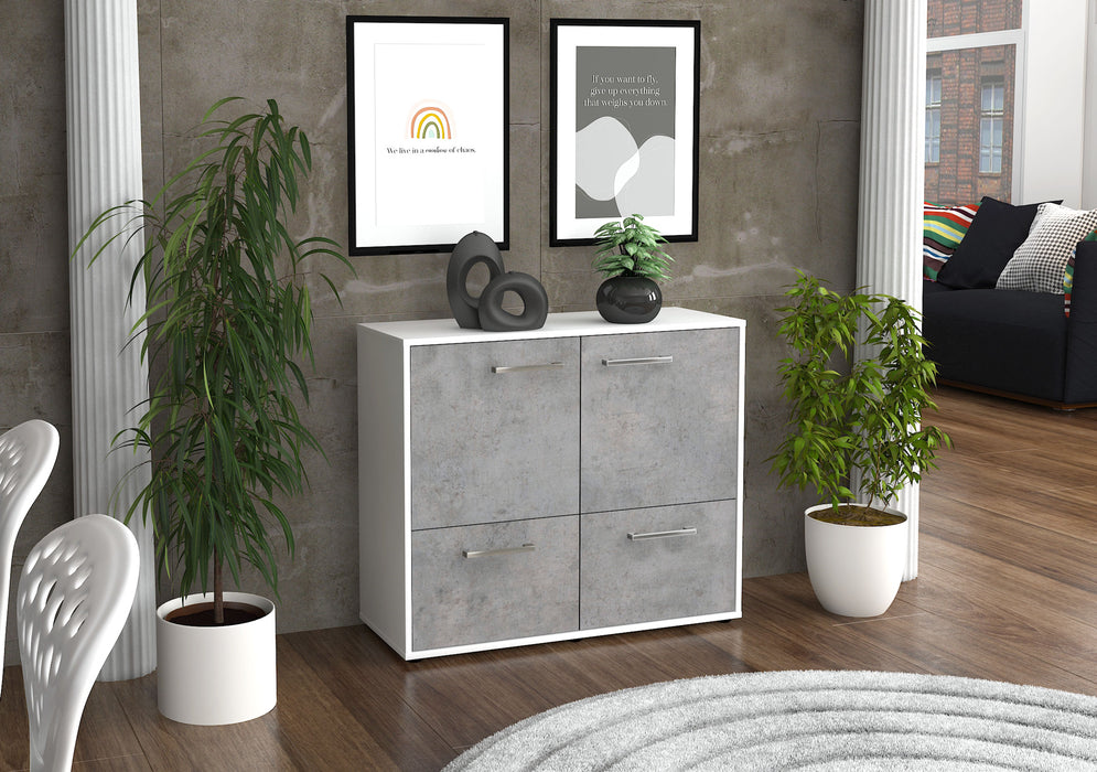 Sideboard Cara, Beton Front (92x79x35cm) - Dekati GmbH