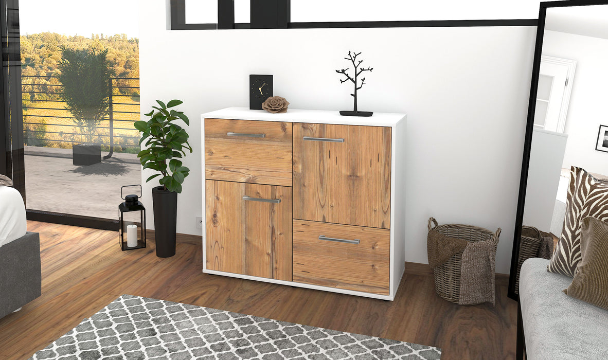 Sideboard Carla, Pinie Front (92x79x35cm) - Dekati GmbH