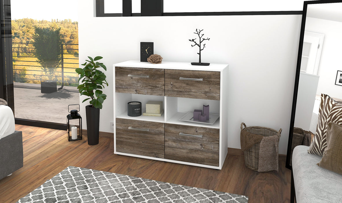 Sideboard Carmen, Treibholz Front (92x79x35cm) - Dekati GmbH