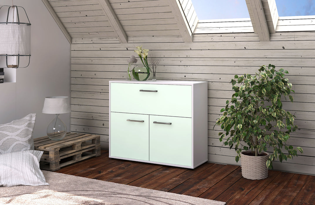 Sideboard Carolin, Mint Front (92x79x35cm) - Dekati GmbH