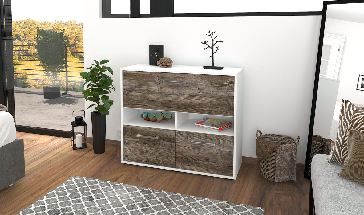 Sideboard Cassandra, Treibholz Front (92x79x35cm) - Dekati GmbH