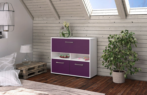 Sideboard Cassandra, Lila Front (92x79x35cm) - Dekati GmbH