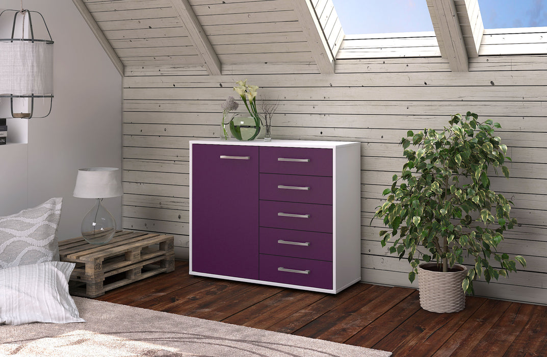 Sideboard Cecilia, Lila Front (92x79x35cm) - Dekati GmbH