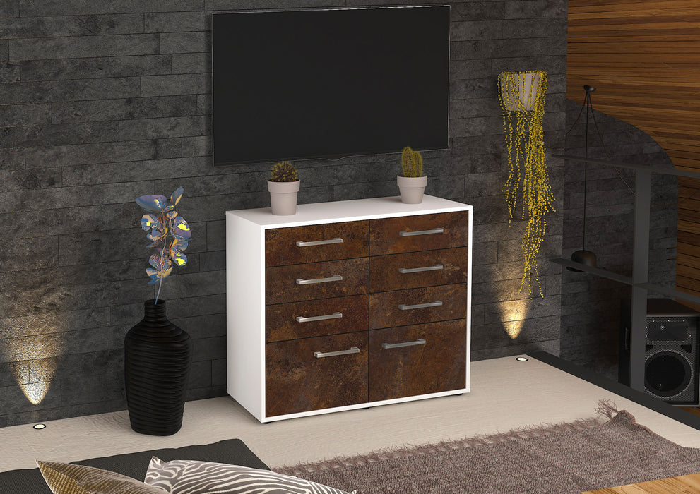 Sideboard Celeste, Rost Front (92x79x35cm) - Dekati GmbH