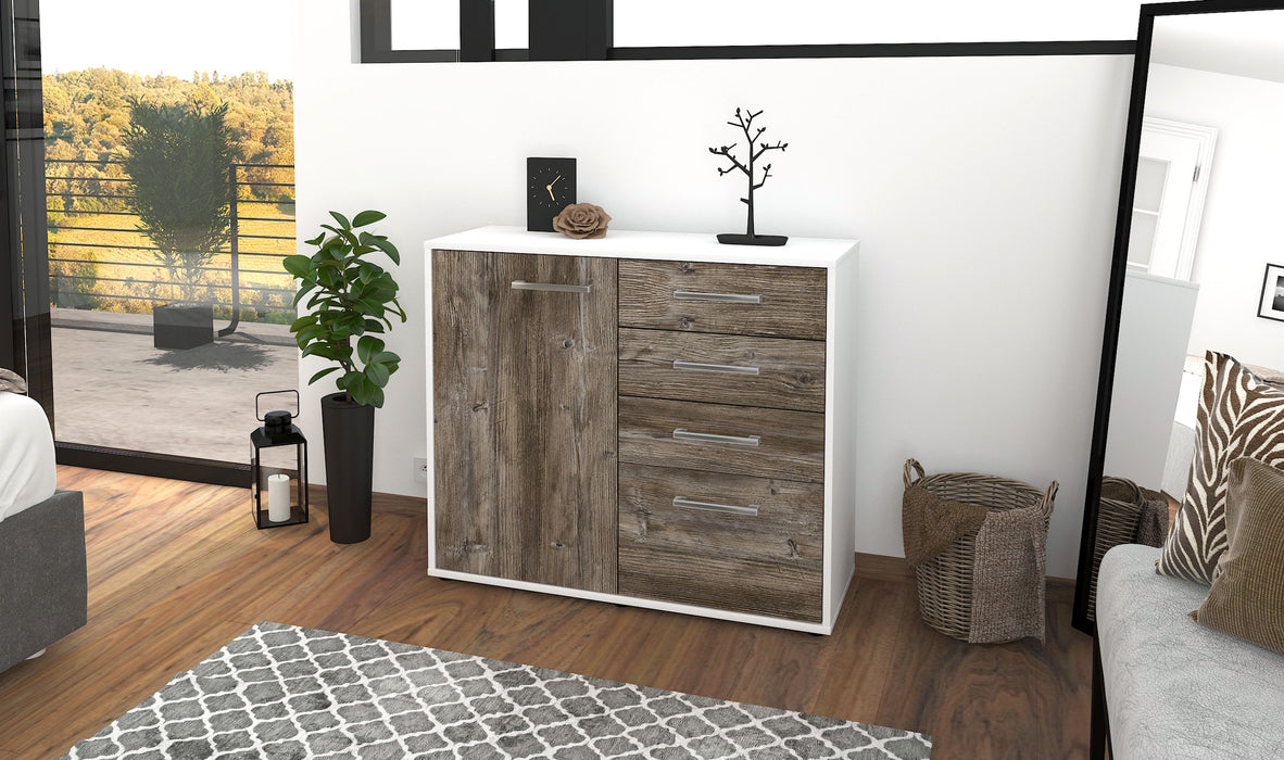 Sideboard Celestina, Treibholz Front (92x79x35cm) - Dekati GmbH