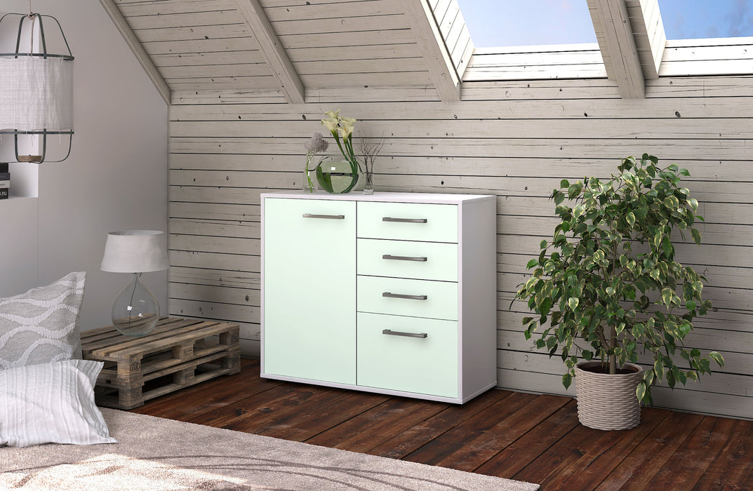 Sideboard Celestina, Mint Front (92x79x35cm) - Dekati GmbH