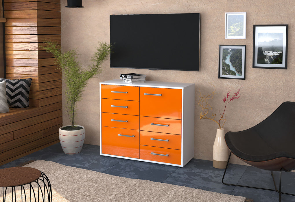 Sideboard Circe, Orange Front (92x79x35cm) - Dekati GmbH