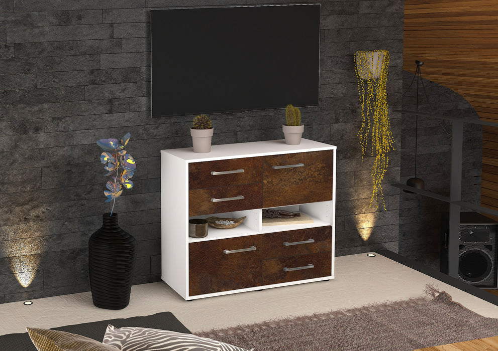 Sideboard Claudia, Rost Front (92x79x35cm) - Dekati GmbH