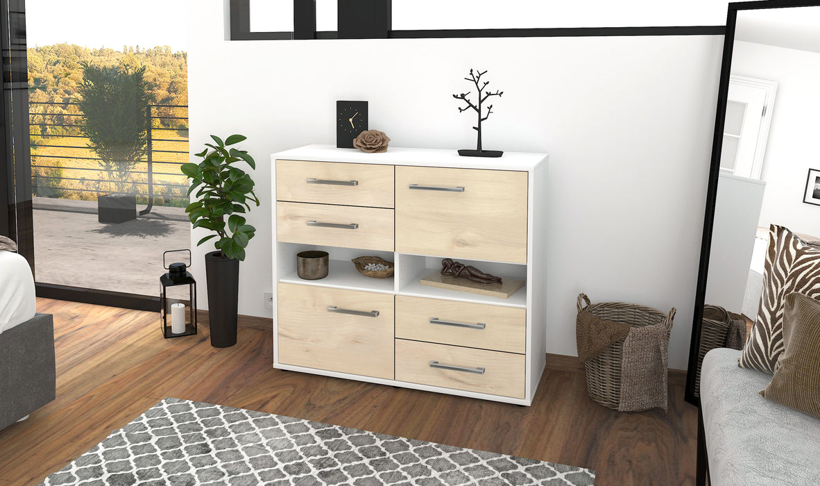 Sideboard Claudia, Zeder Front (92x79x35cm) - Dekati GmbH