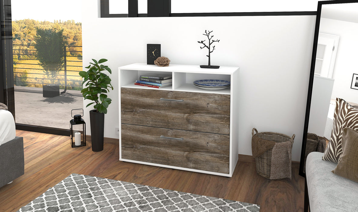 Sideboard Cosma, Treibholz Front (92x79x35cm) - Dekati GmbH