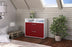 Sideboard Cosma, Rot Front (92x79x35cm) - Dekati GmbH