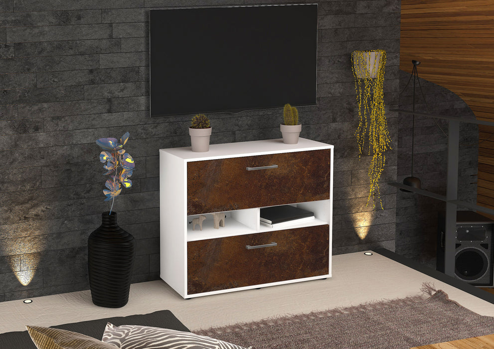 Sideboard Dalia, Rost Front (92x79x35cm) - Dekati GmbH