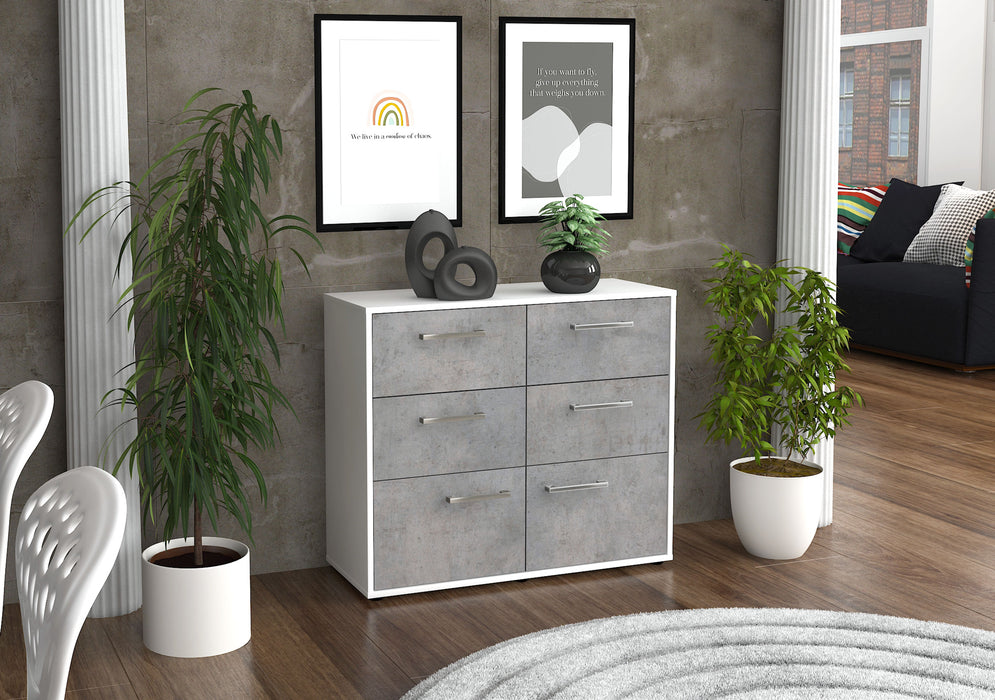 Sideboard Dalida, Beton Front (92x79x35cm) - Dekati GmbH