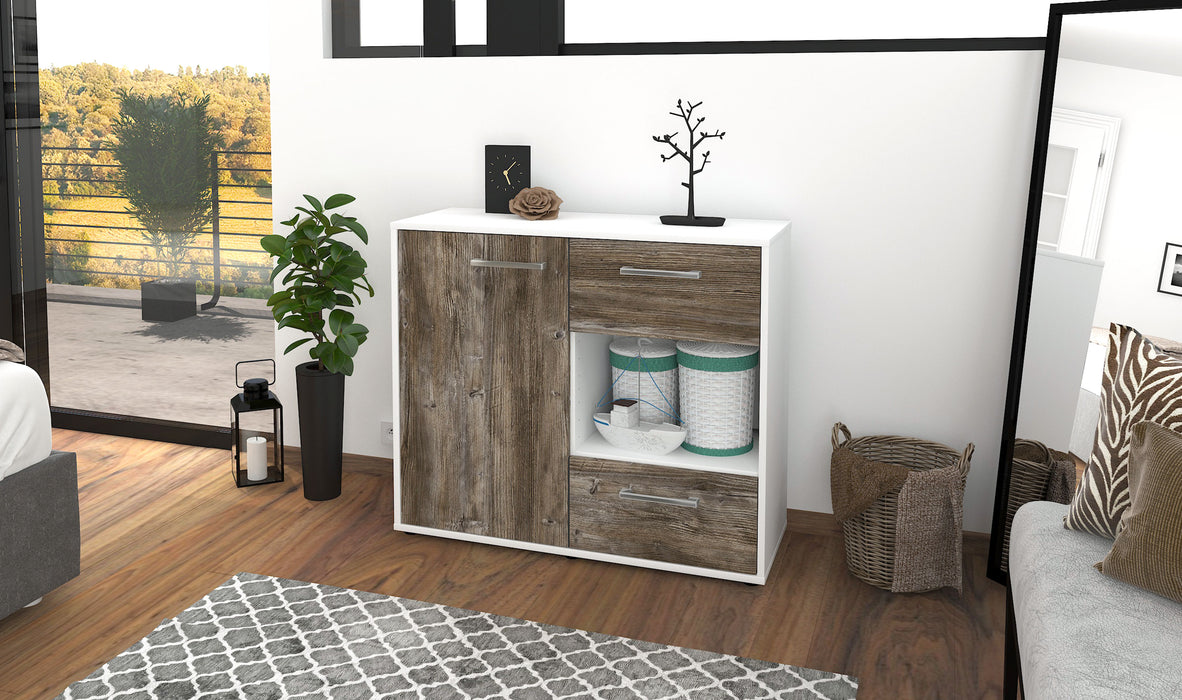 Sideboard Danica, Treibholz Front (92x79x35cm) - Dekati GmbH