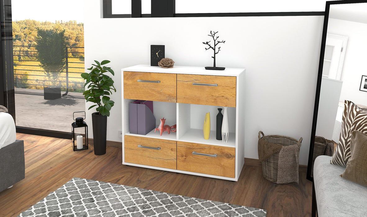 Sideboard Daniela, Eiche Front (92x79x35cm) - Dekati GmbH