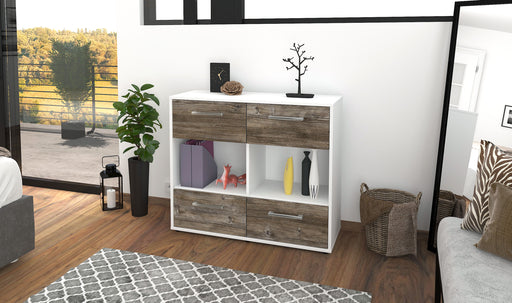 Sideboard Daniela, Treibholz Front (92x79x35cm) - Dekati GmbH