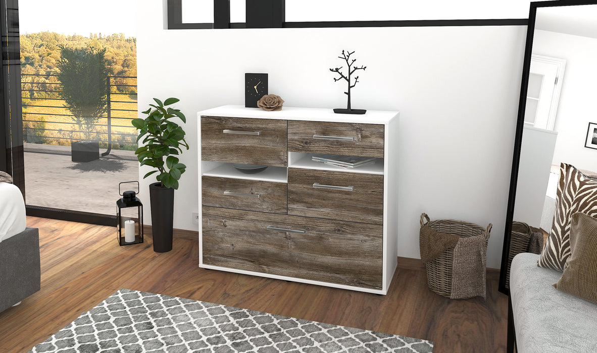 Sideboard Daria, Treibholz Front (92x79x35cm) - Dekati GmbH