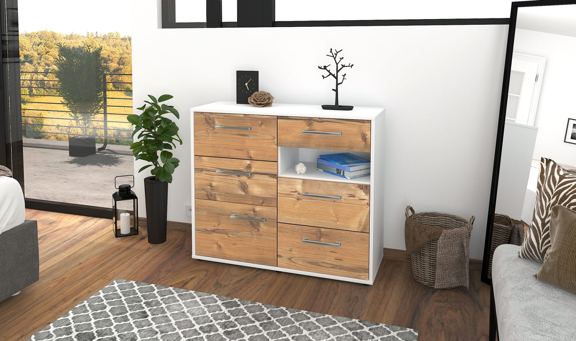 Sideboard Dariella, Pinie Front (92x79x35cm) - Dekati GmbH