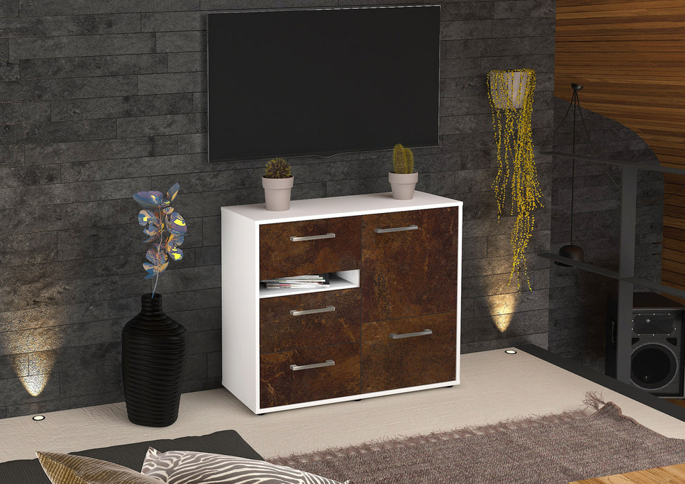 Sideboard Davina, Rost Front (92x79x35cm) - Dekati GmbH