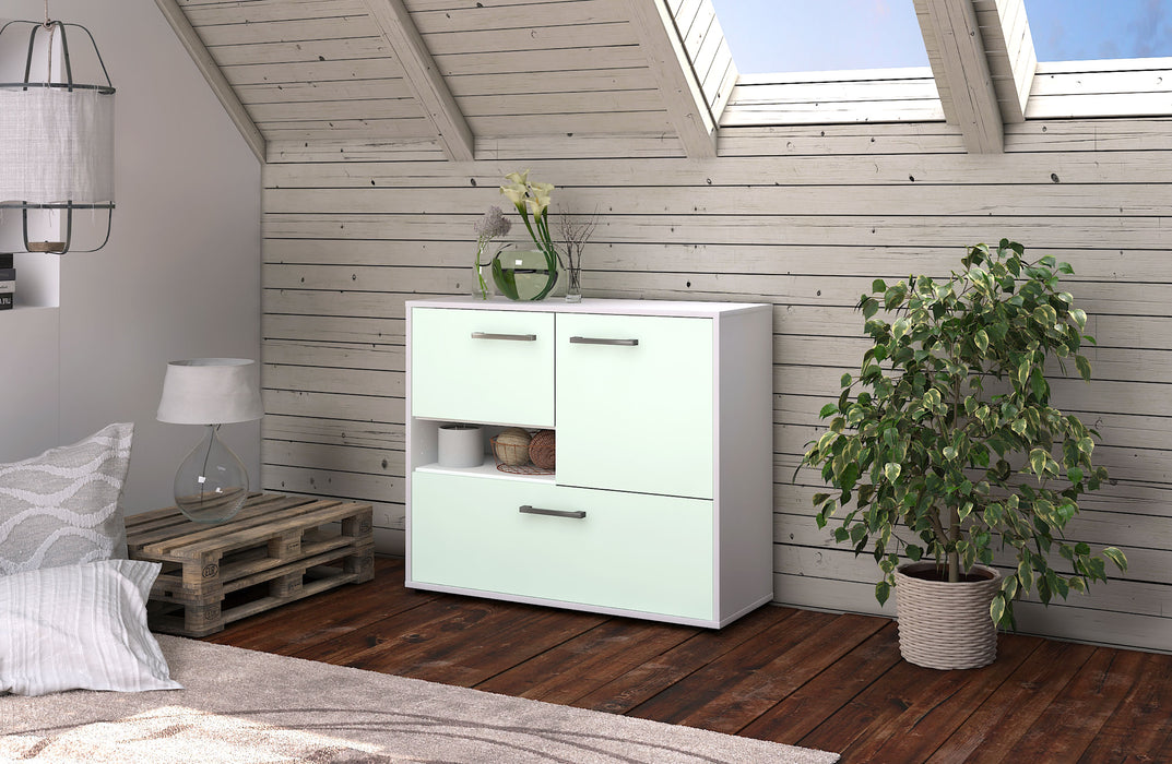 Sideboard Debora, Mint Front (92x79x35cm) - Dekati GmbH